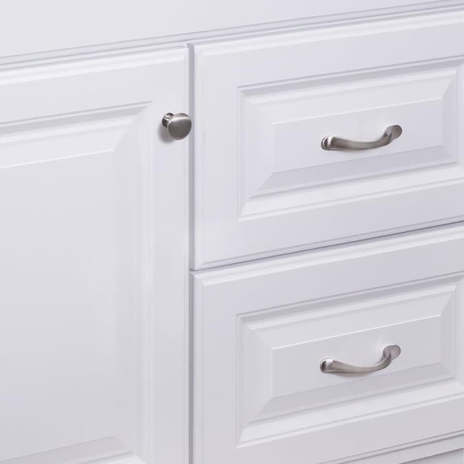 Project Source 36-in White Bathroom Vanity Cabinet in the Bathroom ...