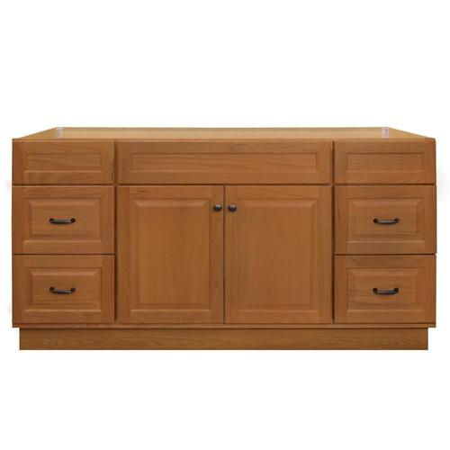 Project Source 60 In Golden Bathroom Vanity Cabinet At Lowes Com