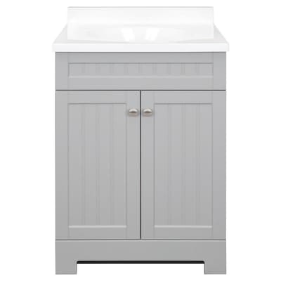 Lowes grey vanity