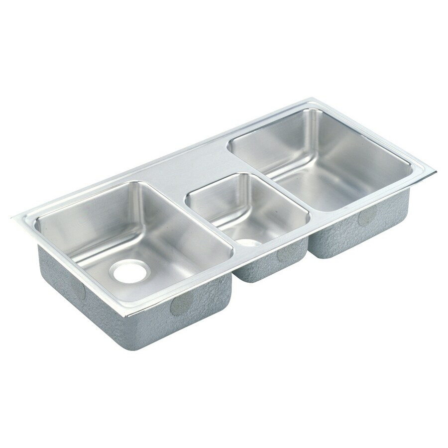 ... -Basin Stainless Steel Drop-in Residential Kitchen Sink at Lowes.com
