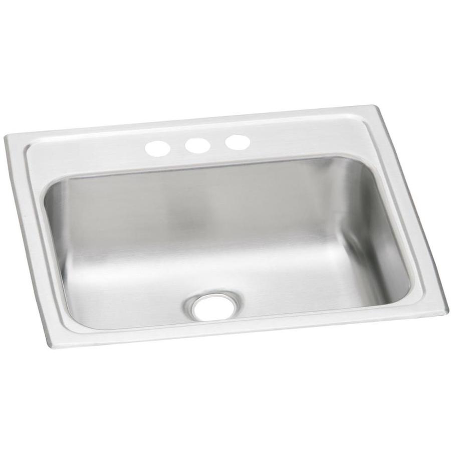 Elkay Celebrity Brushed Satin Stainless Steel Drop In Rectangular