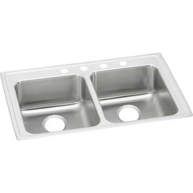 lyons double basin apron frontfarmhouse acrylic kitchen sink reviews elkay lustertone 33in 195in doublebasin dropin kitchen sinks at lowescom lyons double basin apron frontfarmhouse acrylic kitchen sink reviews elkay lustertone 33in 195in doublebasin dropin kitchen sinks at lowescom