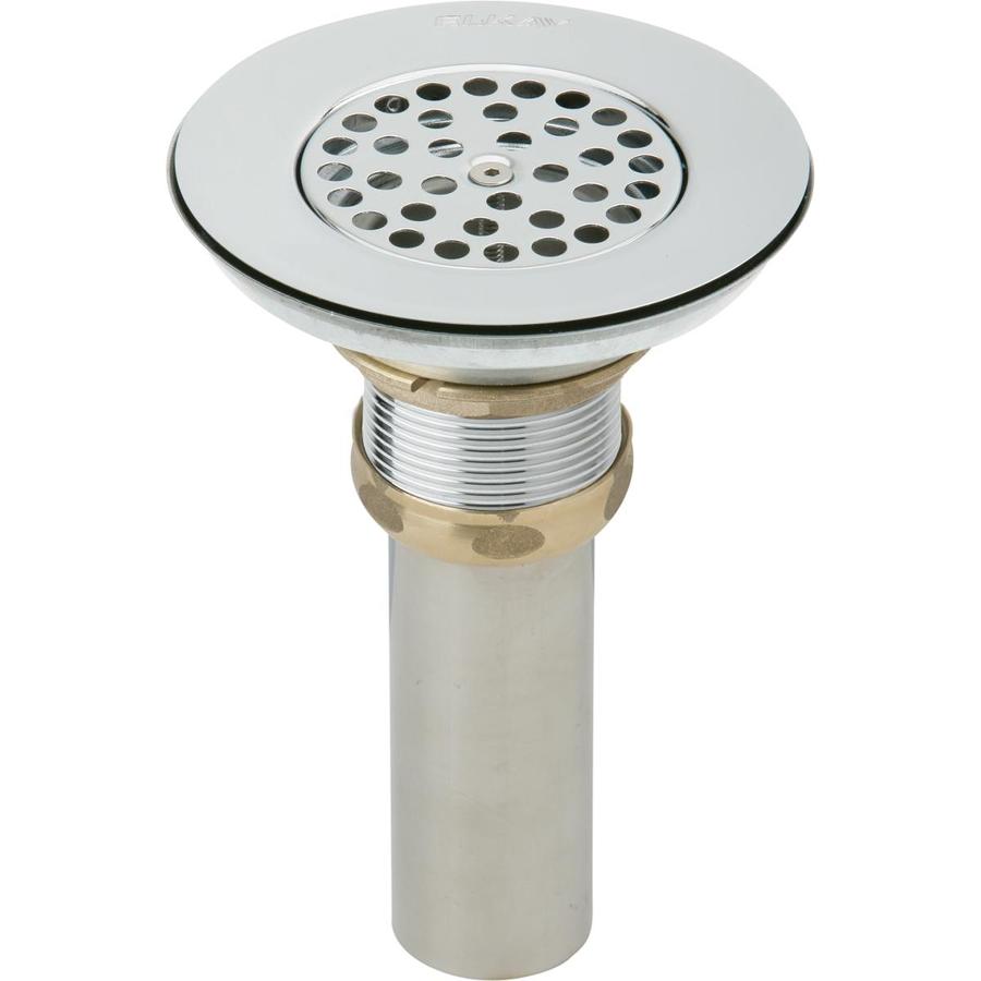 Elkay Satin Nickel Universal Grid Strainer at Lowes.com