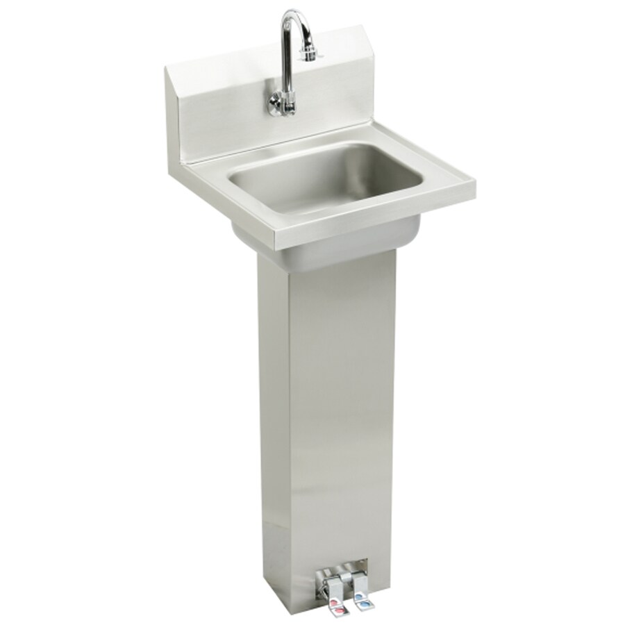 Elkay 15.5in x 16.75in 1Basin Stainless Steel Wall Mount Utility Tub