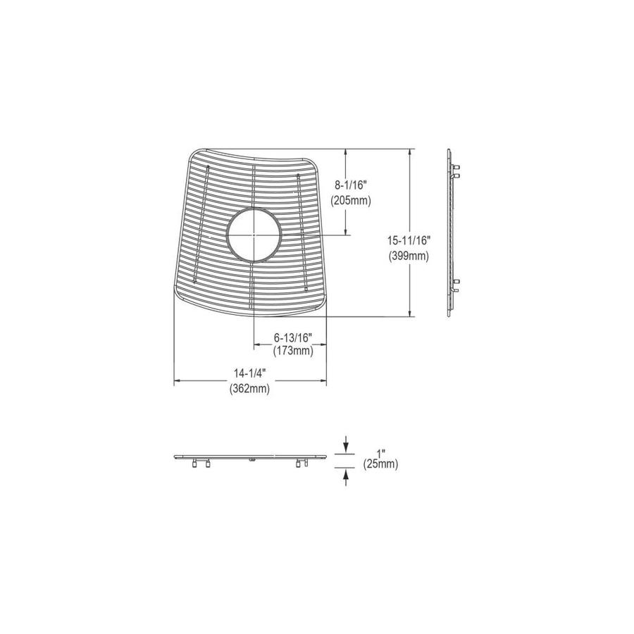 Elkay LKWBG1515SS Sink-Grids - View #3