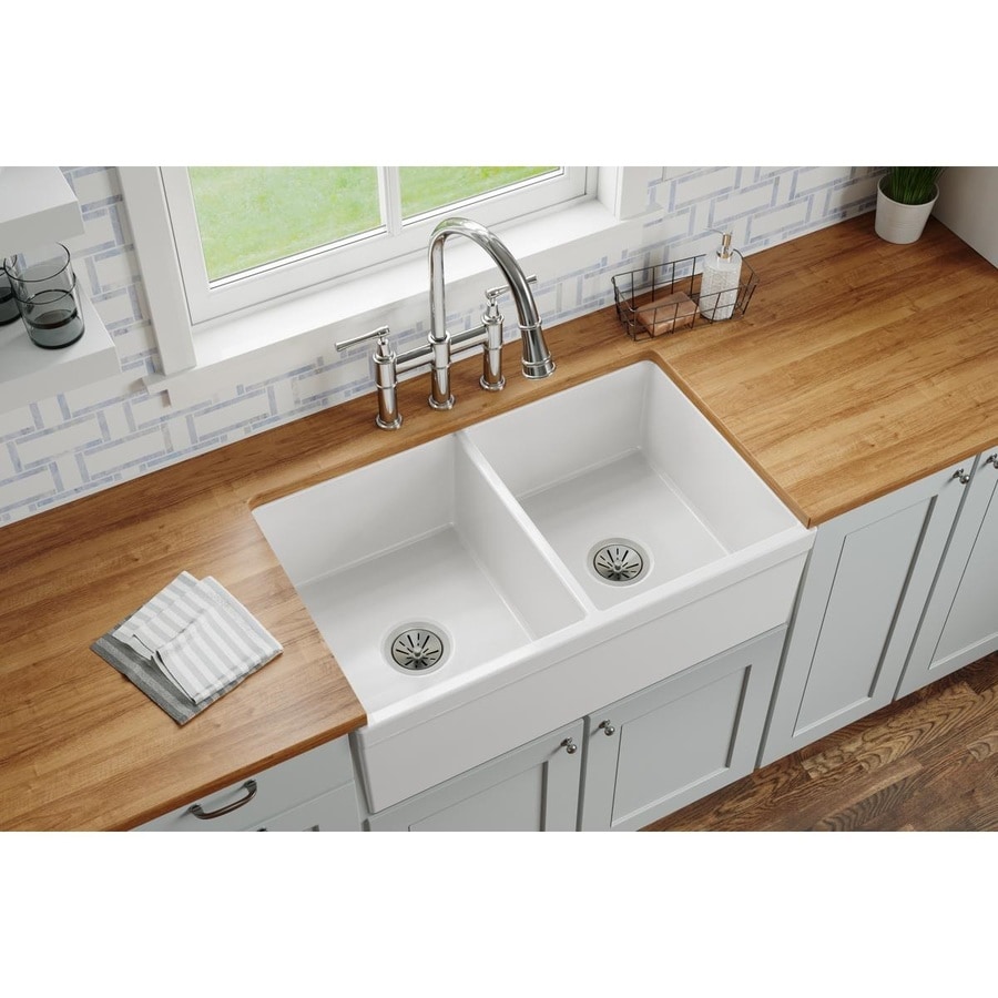 double basin farm sink        <h3 class=