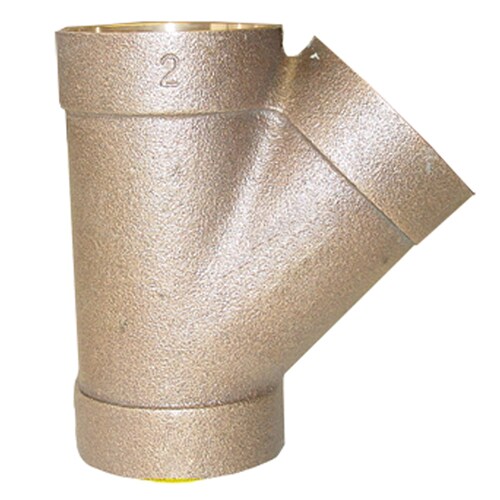 2in x 2in 45Degree Copper Wye Fittings in the Copper Fittings department at