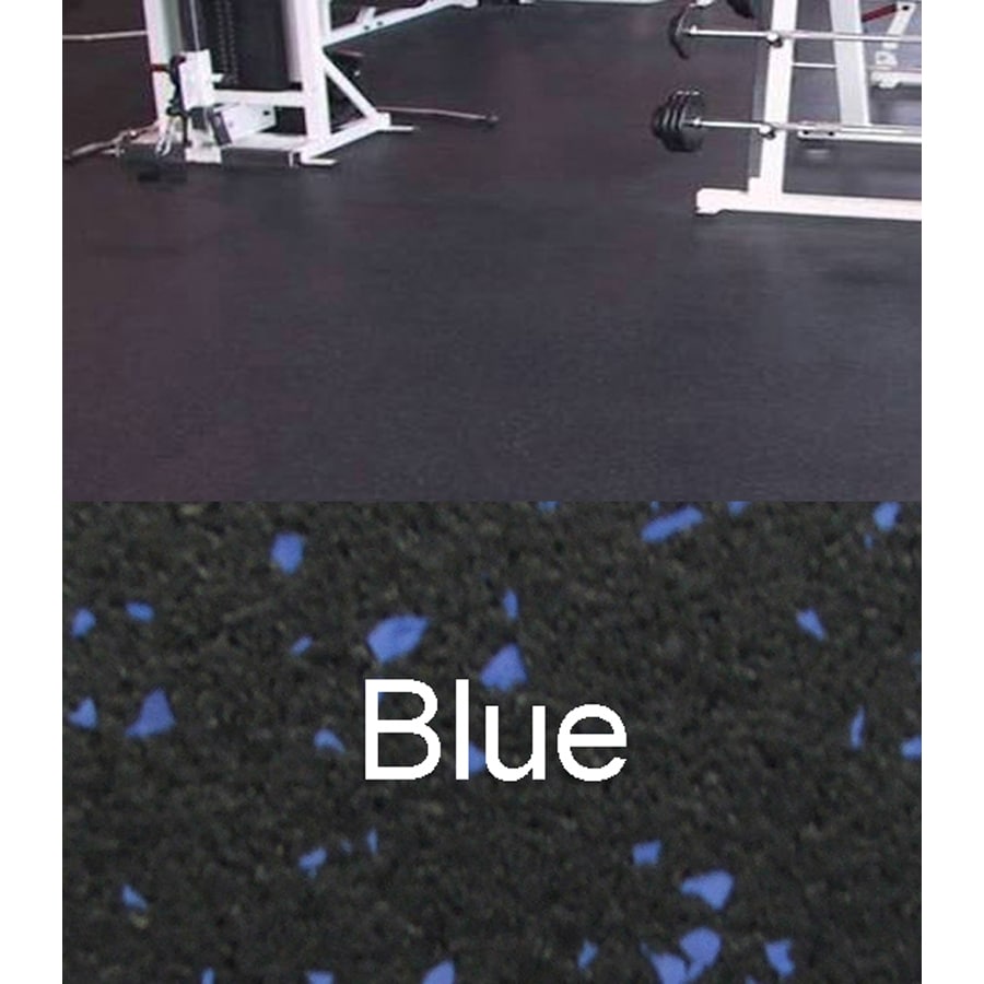 Amorim Rubber 4 X 10 Mat Flooring Color Black With Blue Flecks