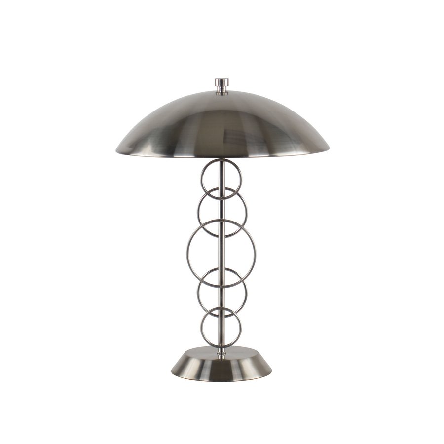 Portfolio 16 In Brushed Nickel Standard Table Lamp With