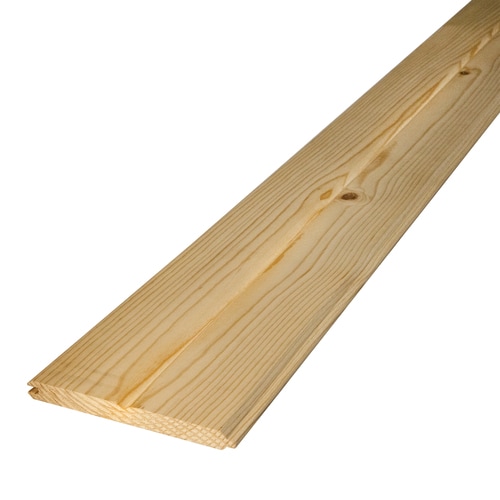 7 125 In X 12 Ft Unfinished Wood Pine Wall Plank Coverage Area 7 125 Sq Ft In The Wall Planks Department At Lowes Com
