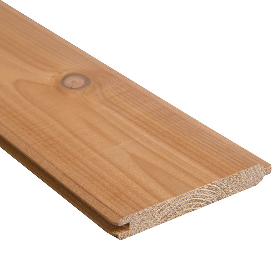  7591 1-in x 6-in x 12-ft Tongue and Groove Unfinished Cedar Board