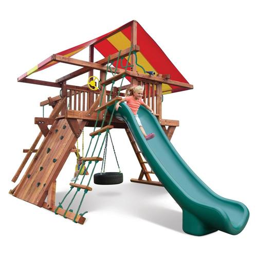 playset with tire swing