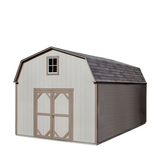 Heartland Country Manor 12-ft x 20-ft Gambrel Wood Storage Shed at ...