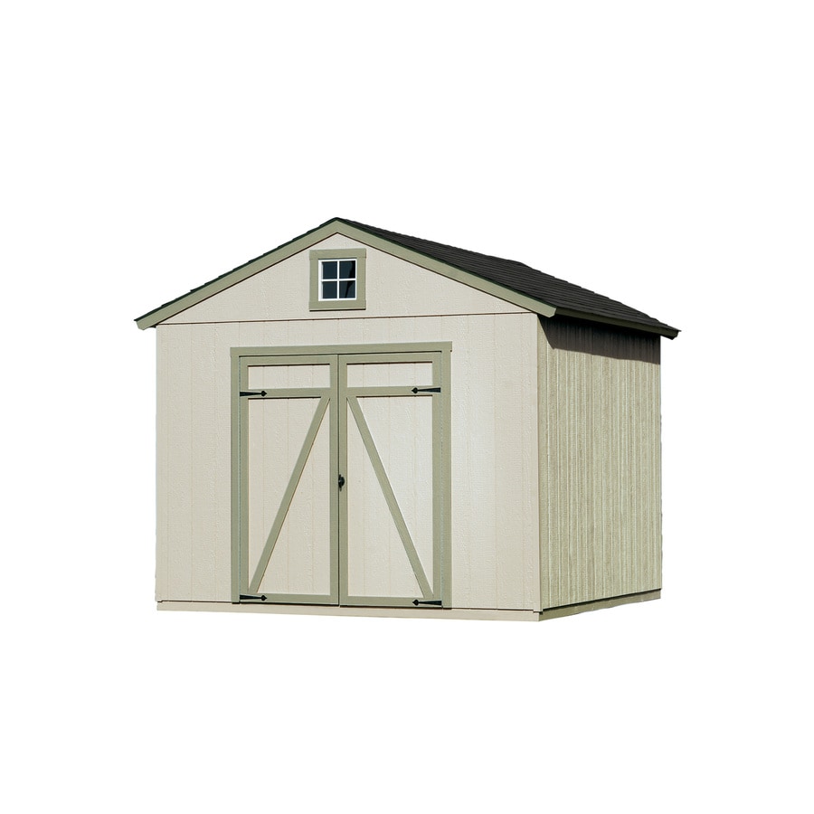 Heartland Statesman Gable Engineered Wood Storage Shed (Common: 10-ft 