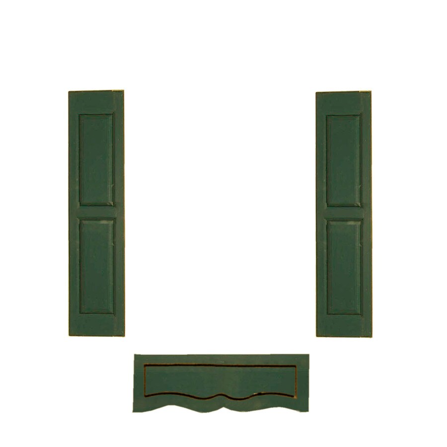 heartland wood/plastic storage shed shutter at lowes.com