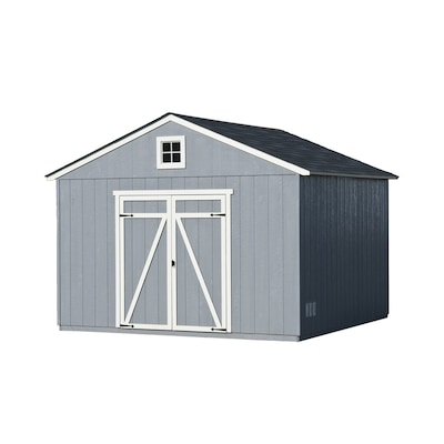 Heartland (Common: 12-ft x 12-ft; Interior Dimensions: 11.42-ft x 11.42-ft) Statesman Gable Engineered Storage Shed (Installation Not Included)