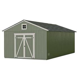 Wood Storage Sheds At Lowes Heartland Common 12 Ft X 24 Interior Dimensions 11 42