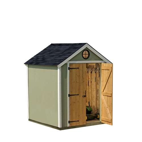 Heartland DIY Garden Shed 6 x 6 Wood Storage Building with 