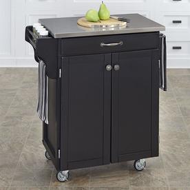 Kitchen Islands Carts At Lowes Home Styles Black Scandinavian Kitchen Cart