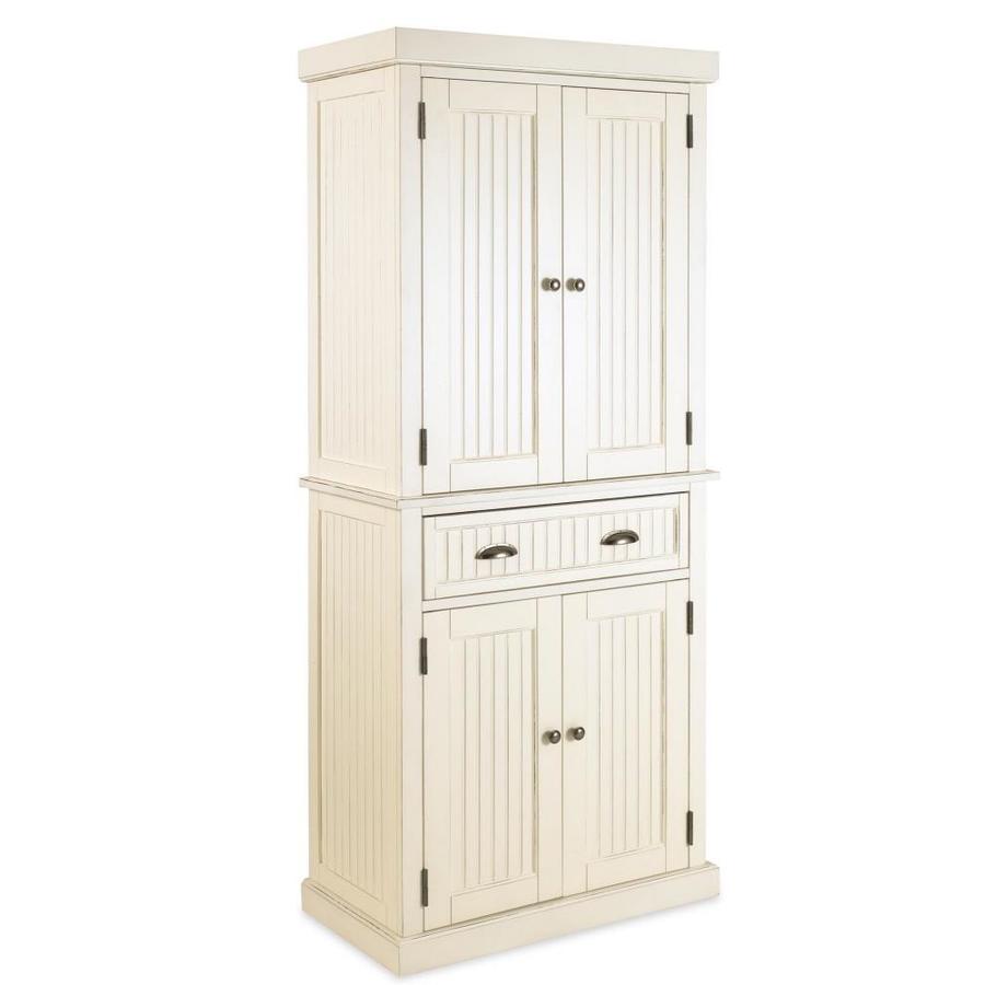 Home Styles Nantucket Pantry White Distressed Finish at ...