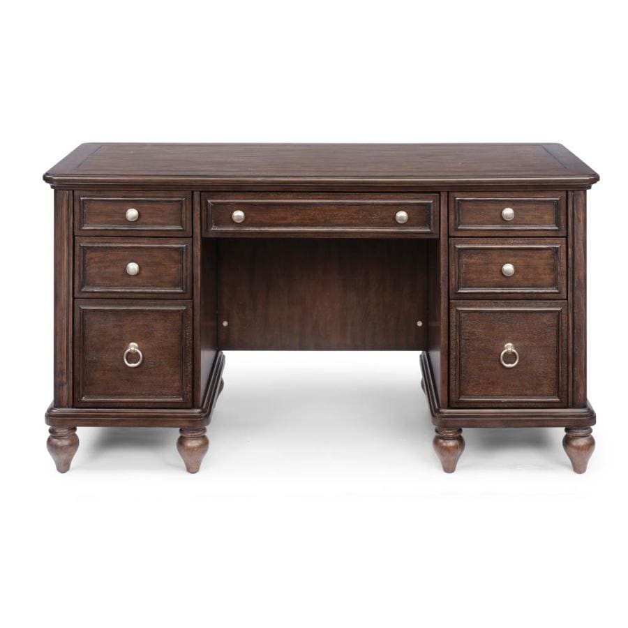 Home Styles Southport Traditional Brown Writing Desk At Lowes Com