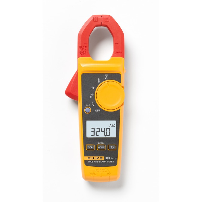 Fluke Fluke 324 Plus True RMS Clamp Meter Digital 600-Volt Test Meter ...