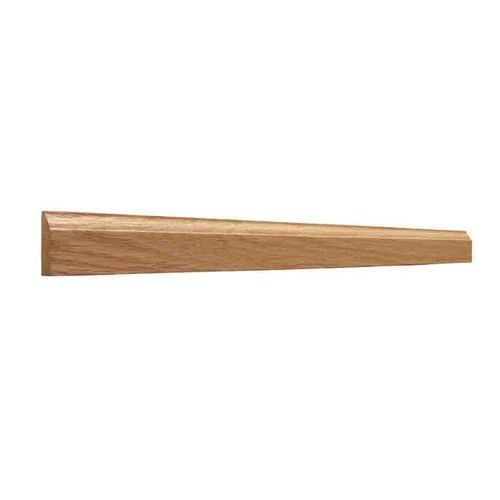 3/8in x 11/4in x 7ft Unfinished Red Oak Wood Stop in the Window