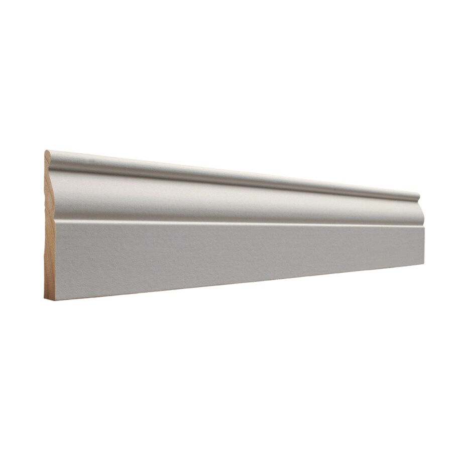 EverTrue 3.25in x 8ft Interior Pine Primed Finger Joint Baseboard