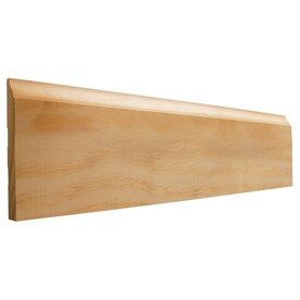 EverTrue 4.25-in x 8-ft Interior Pine Unfinished Baseboard Moulding