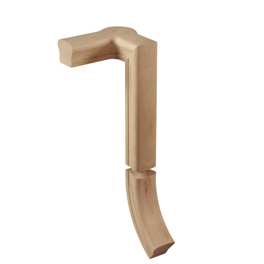 Creative Stair Parts Maple Unfinished Wood Gooseneck Handrail Fittings ...