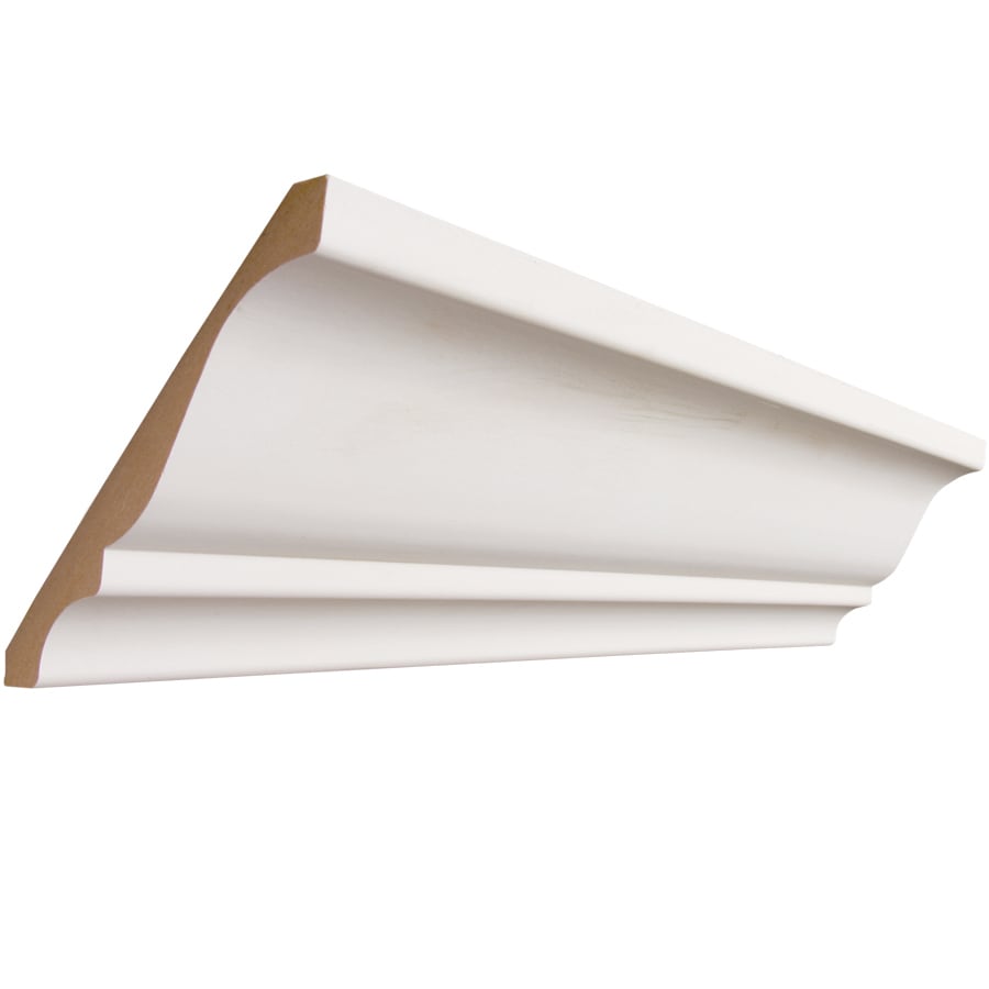 EverTrue 5.25-in x 8-ft Primed MDF Crown Moulding at Lowes.com