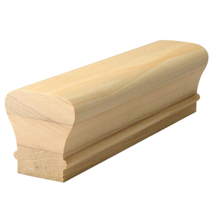 L.J. Smith Stair Systems 2.25-in x 144-in Unfinished Wood Poplar ...