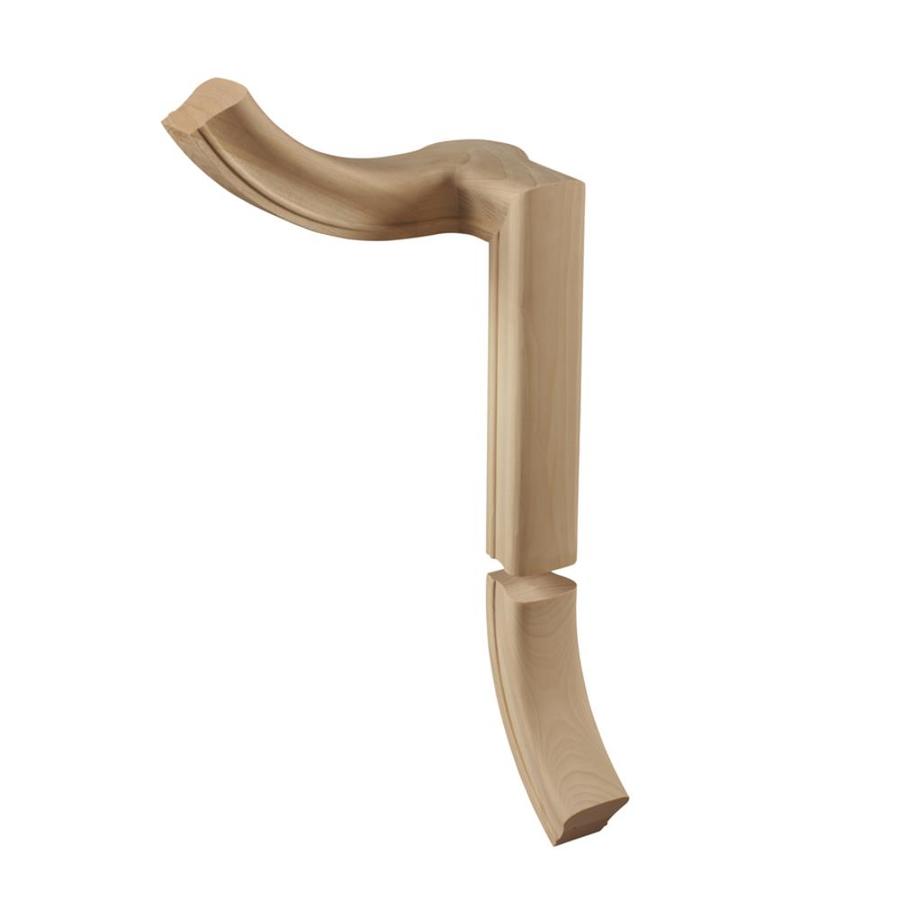 Creative Stair Parts Poplar Unfinished Wood Gooseneck Handrail Fittings