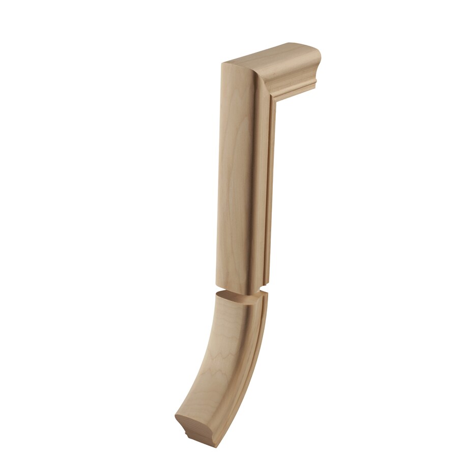 Creative Stair Parts Poplar Unfinished Wood Gooseneck Handrail Fittings