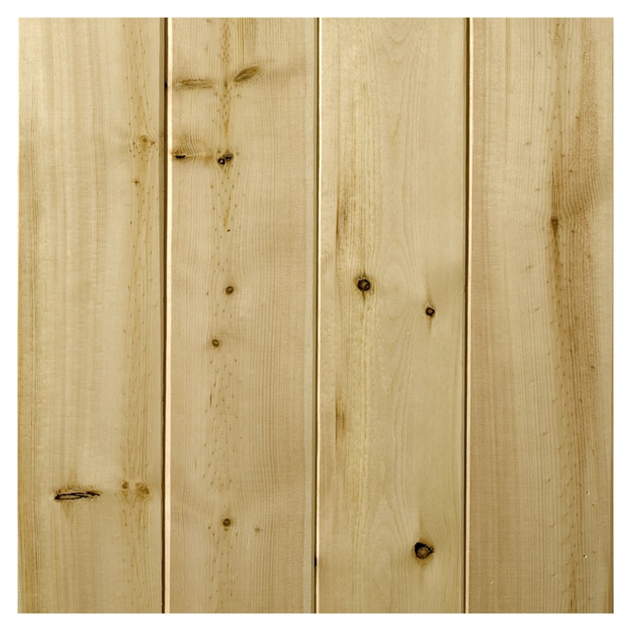 14 25 Sq Ft Unfinished Wood Tongue And Groove Wall Plank Kit