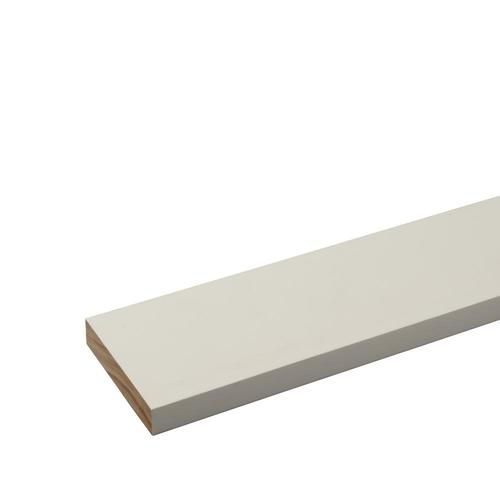 1in x 4in x 12ft Square Primed Pine Board in the Appearance Boards