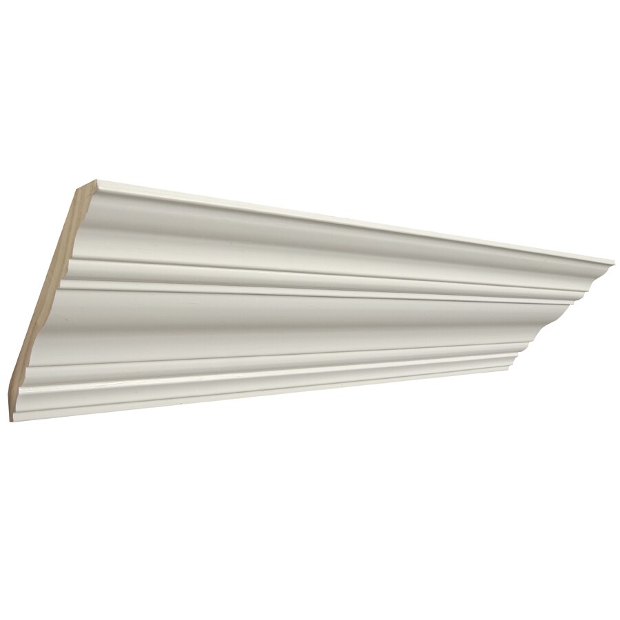 Artise Wright 6 In X 8 Ft Primed Crown Moulding Actual 6 In X