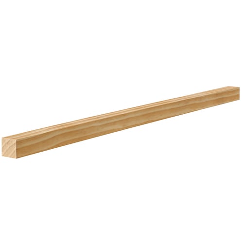 2-in x 2-in x 6-ft Square Unfinished Pine Board in the Appearance ...