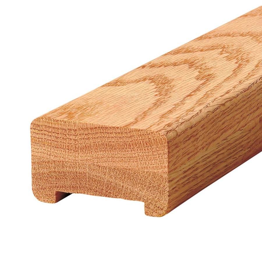 Creative Stair Parts 2.8125in x 12ft Unfinished Oak Wood Handrail at