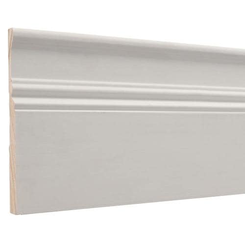 6-in x 12-ft Primed Baseboard Moulding (Actual: 6-in x 12-ft) in the ...