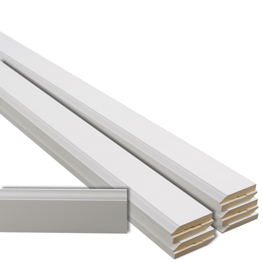 1/2-in x 3-1/4-in x 12-ft Painted MDF Baseboard Moulding (10-Pack) in ...