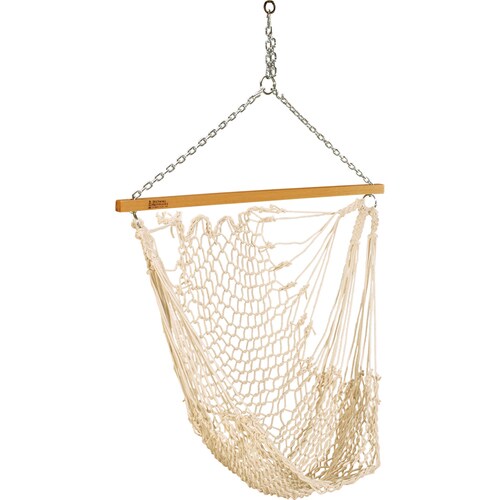 Pawleys Island Wood Traditional Rope Swing in the Porch Swings & Gliders department at