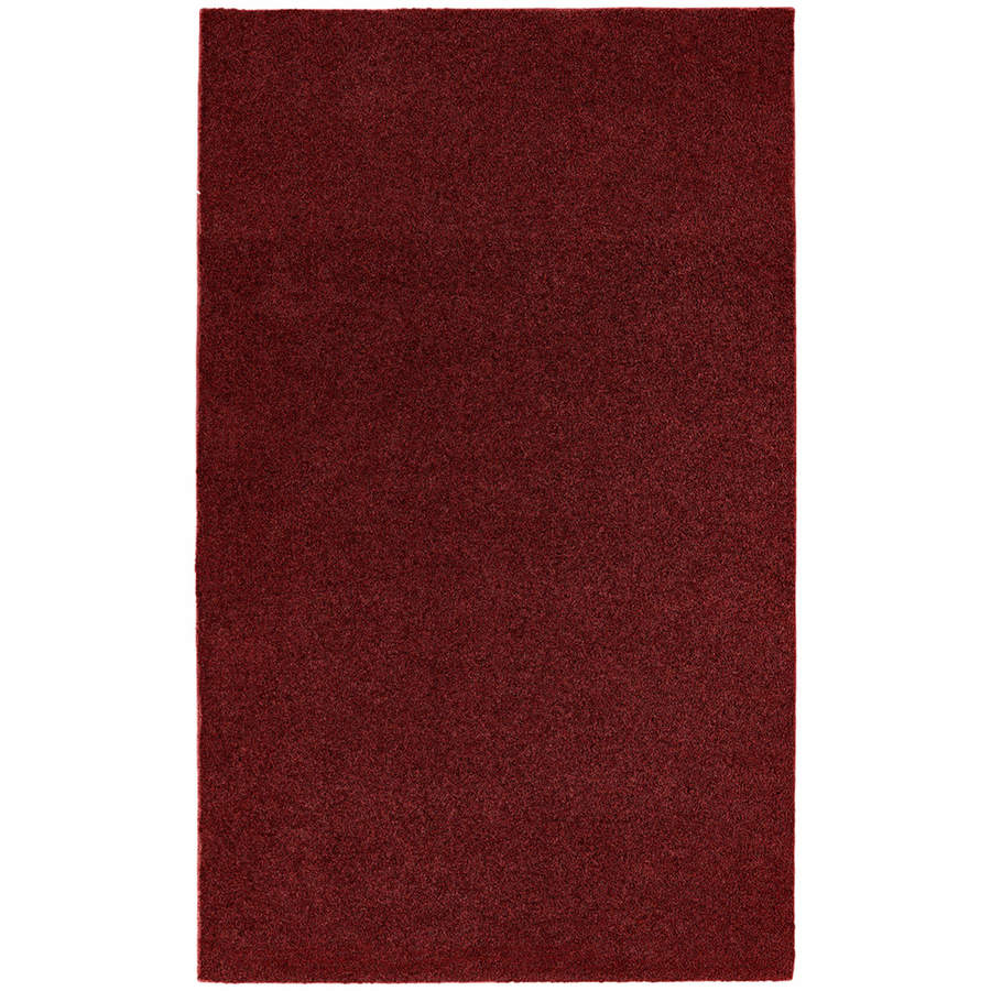 Garland 72 In X 60 In Burgundy Nylon Bath Rug At Lowes Com   096577032865 