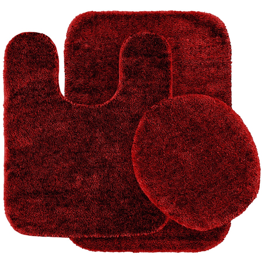 Bath rug Red Bathroom Rugs & Mats at