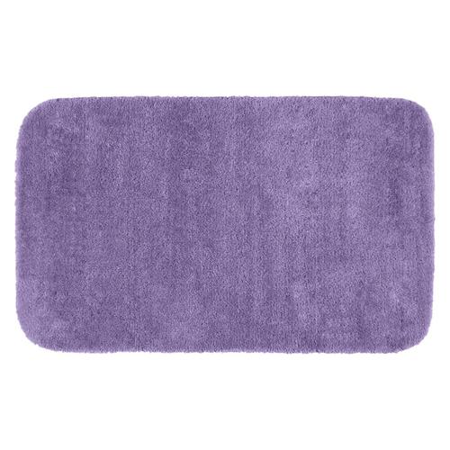 Traditional Traditional 50in x 30in Purple Nylon Bath Rug in the