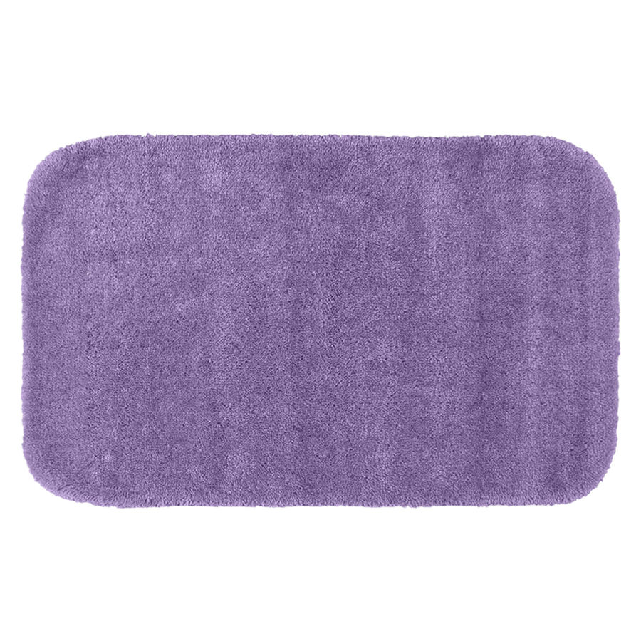 Traditional 50 In X 30 In Nylon Bath Rug In The Bathroom Rugs Shower Mats Department At Lowes Com