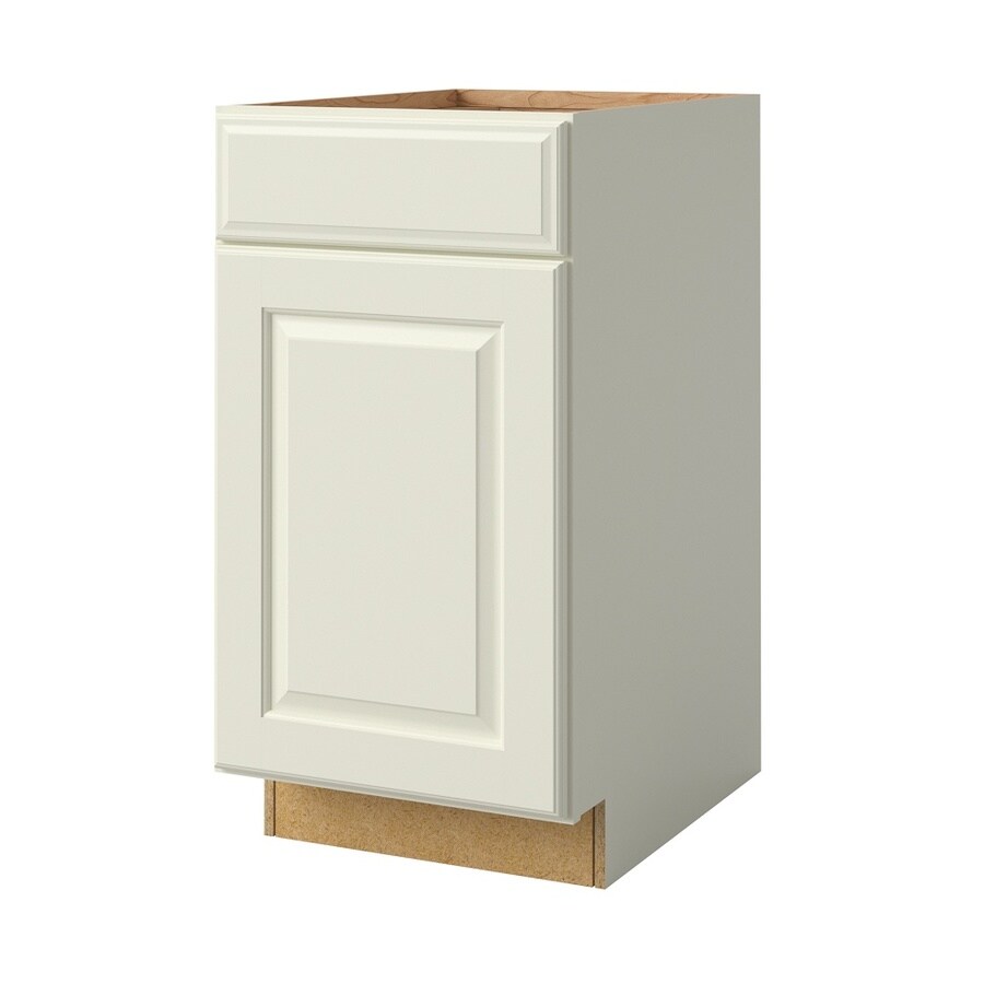 allen + roth Pattingham 18in W x 34.5in H x 24in D Harbor Maple Door and Drawer Base Semi