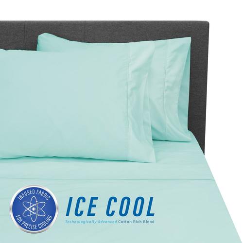 SensorPEDIC Ice Cool 400 Thread Count SheetSet Twin Cotton Blend 3