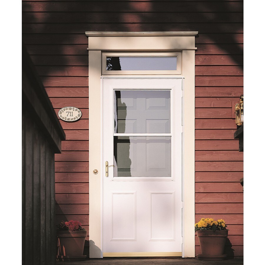 Pella 32in x 81in Putty Highview Storm Door Handle at