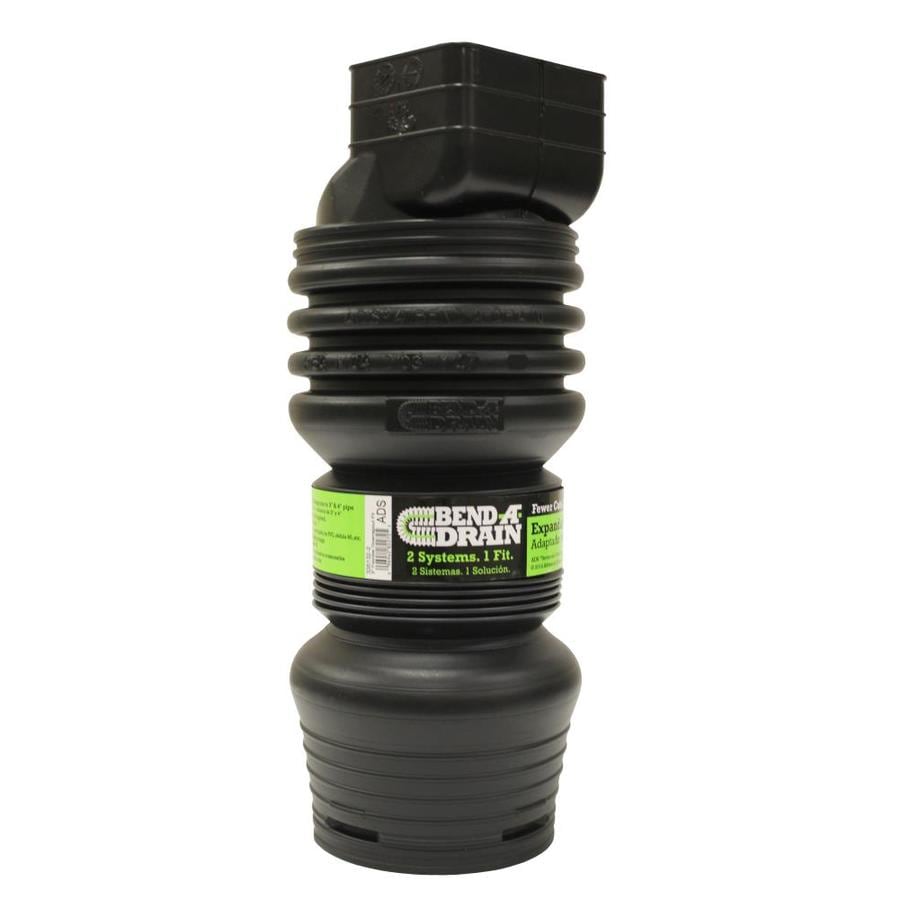 Bend-A-Drain 3-in Dia Corrugated Downspout Adapter Fittings at Lowes.com